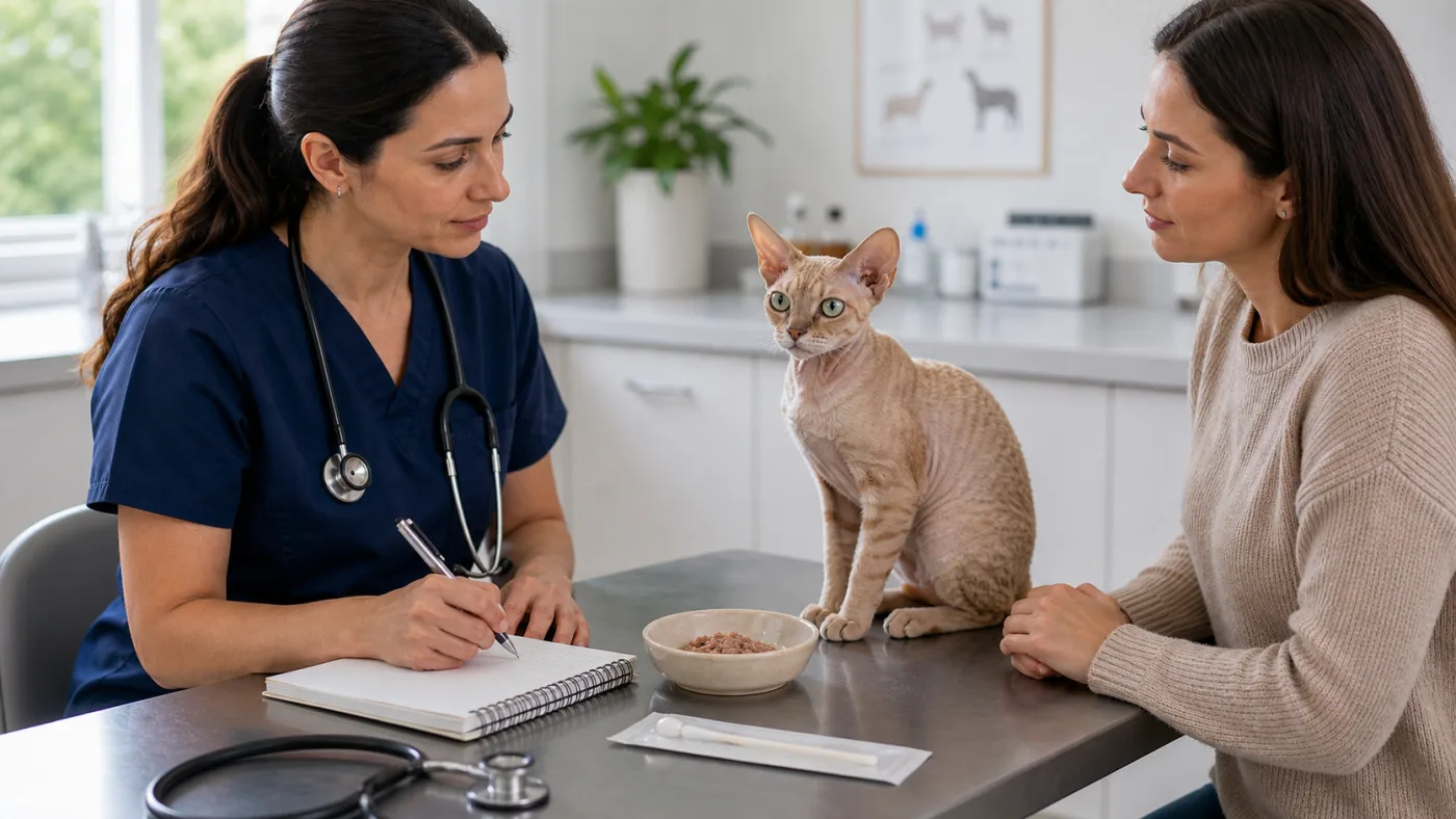 Alimentation du Devon Rex : énergie, muscles et pelage frisé - alimentation chat devon rex suivi genetique veterinaire