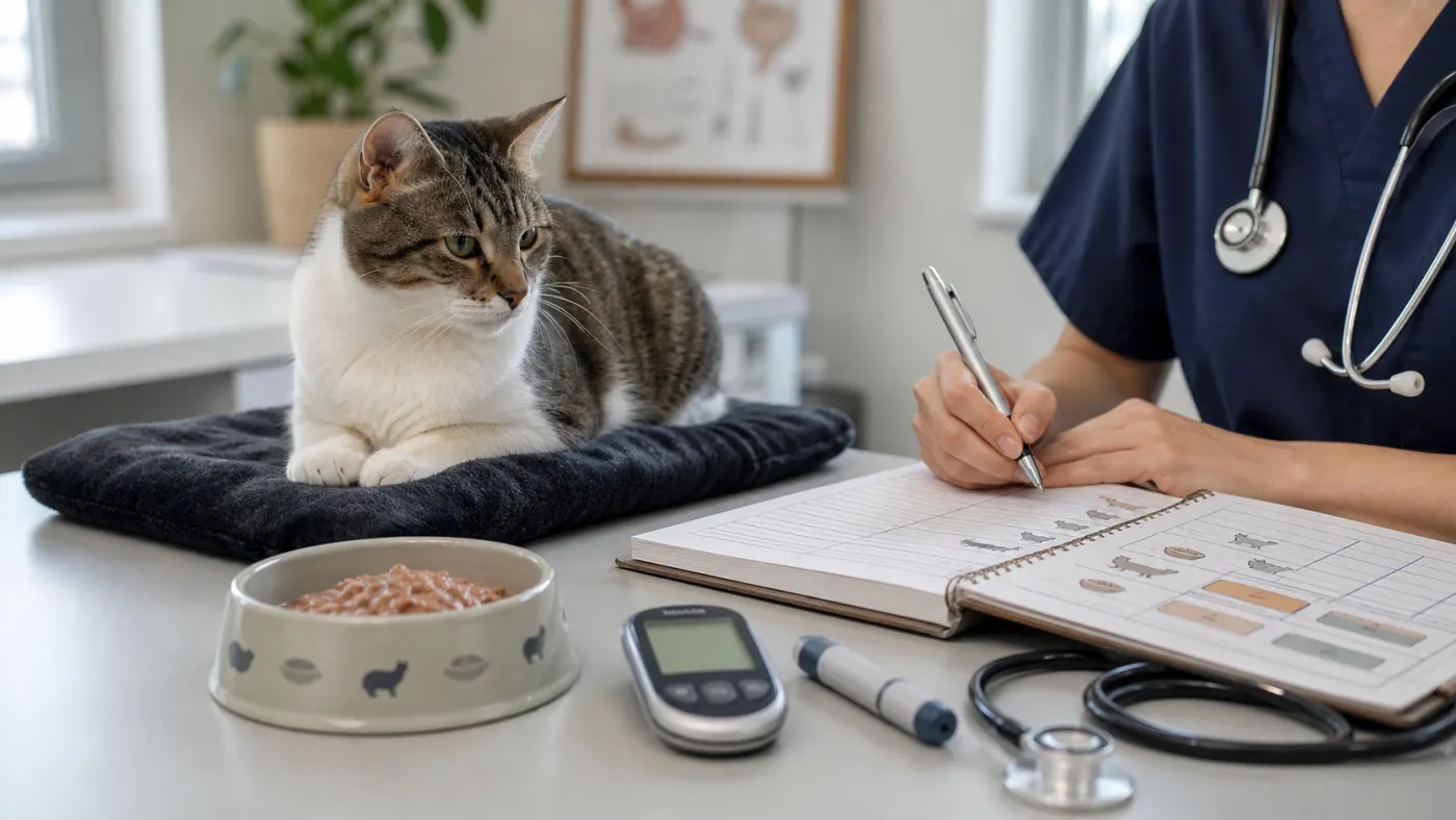 Alimentation du chat diabétique : pâtée, glucides et sécurité - alimentation chat diabetique consultation veterinaire