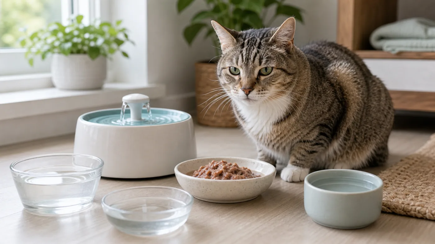 Alimentation du chat en insuffisance rénale : guide complet - alimentation chat insuffisance renale hydratation