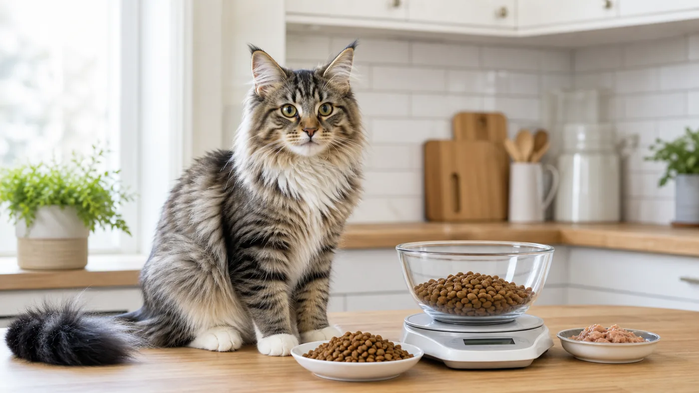 Alimentation du chat Norvégien : poids, poil et GSD IV - alimentation chat norvegien croissance grande race