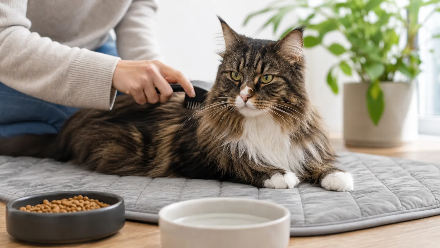 Alimentation du chat Norvégien : poids, poil et GSD IV - alimentation chat norvegien pelage double brossage