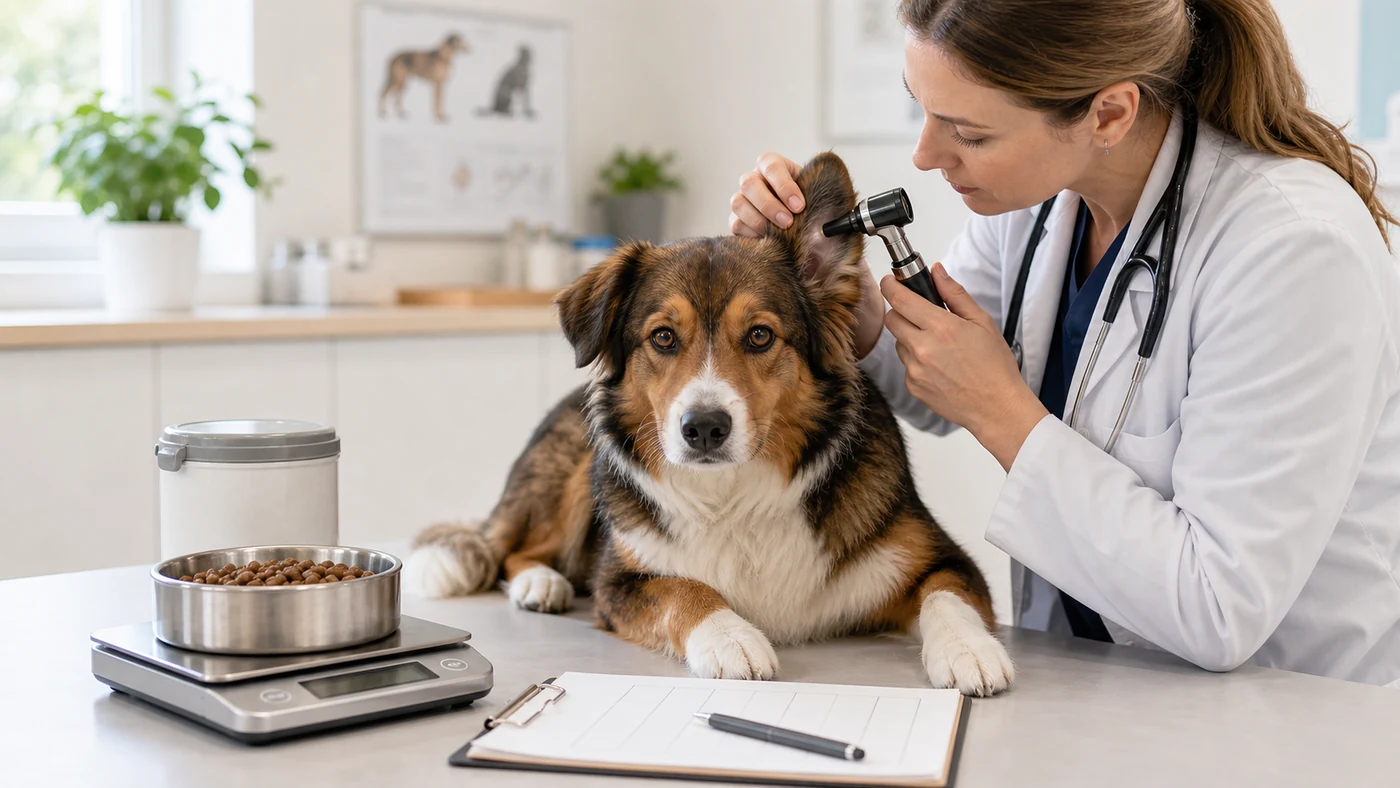 Allergies alimentaires chez le chien : diagnostic et régime - alimentation chien allergies alimentaires consultation dermatologie