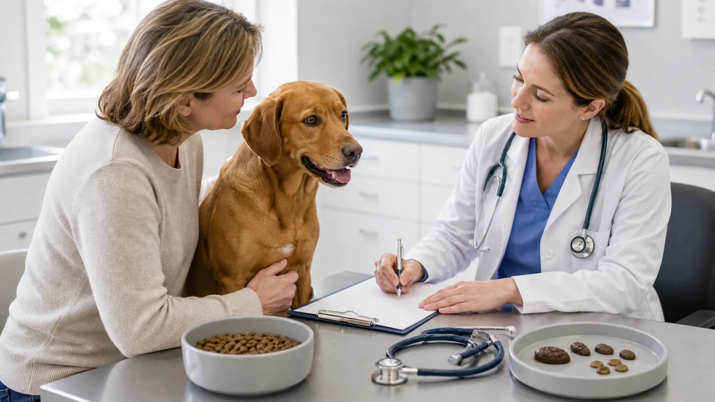Constipation du chien : alimentation, fibres et urgences - alimentation chien constipation consultation veterinaire