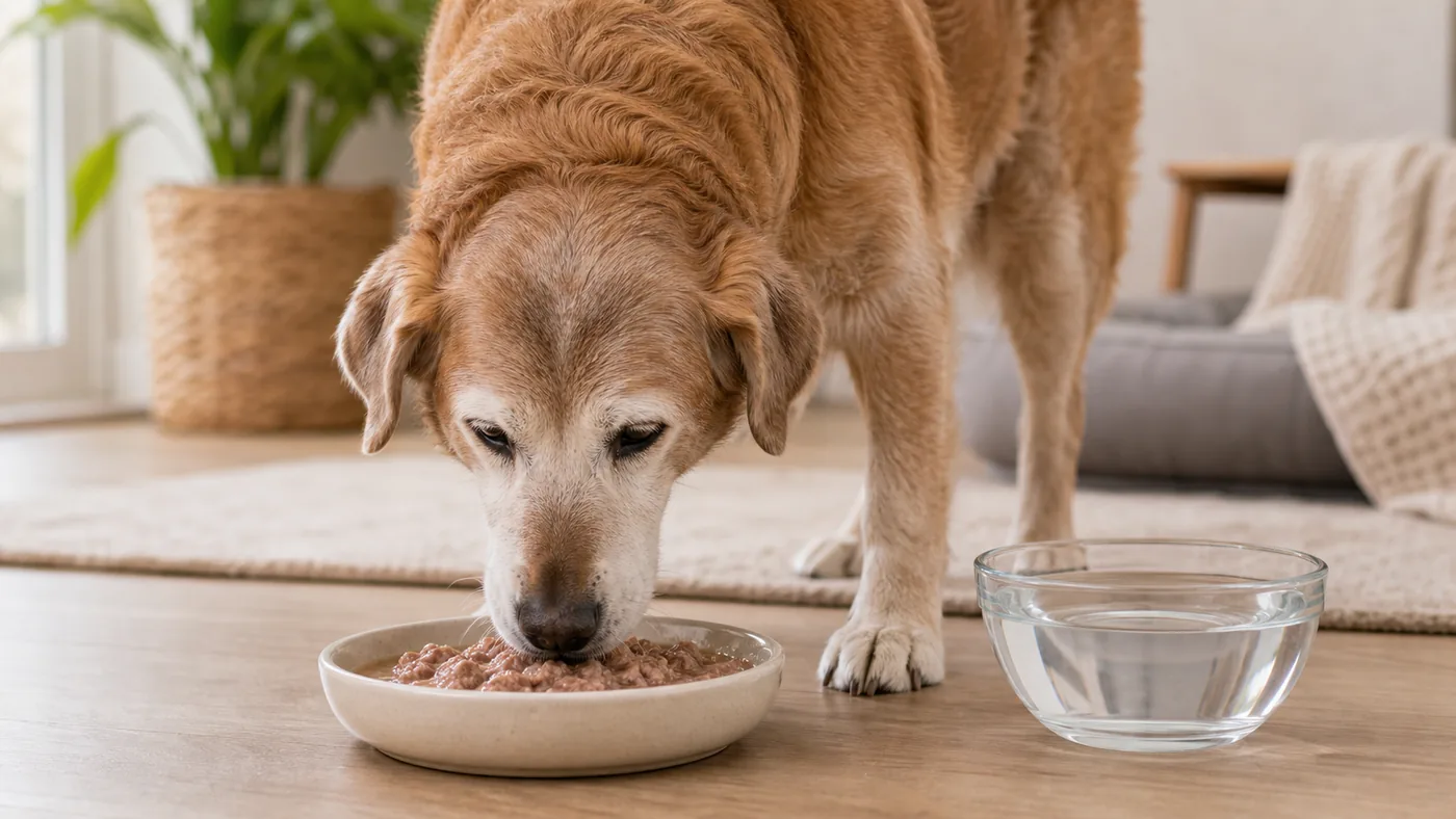 Alimentation du chien senior : guide complet - alimentation chien senior patee hydratation