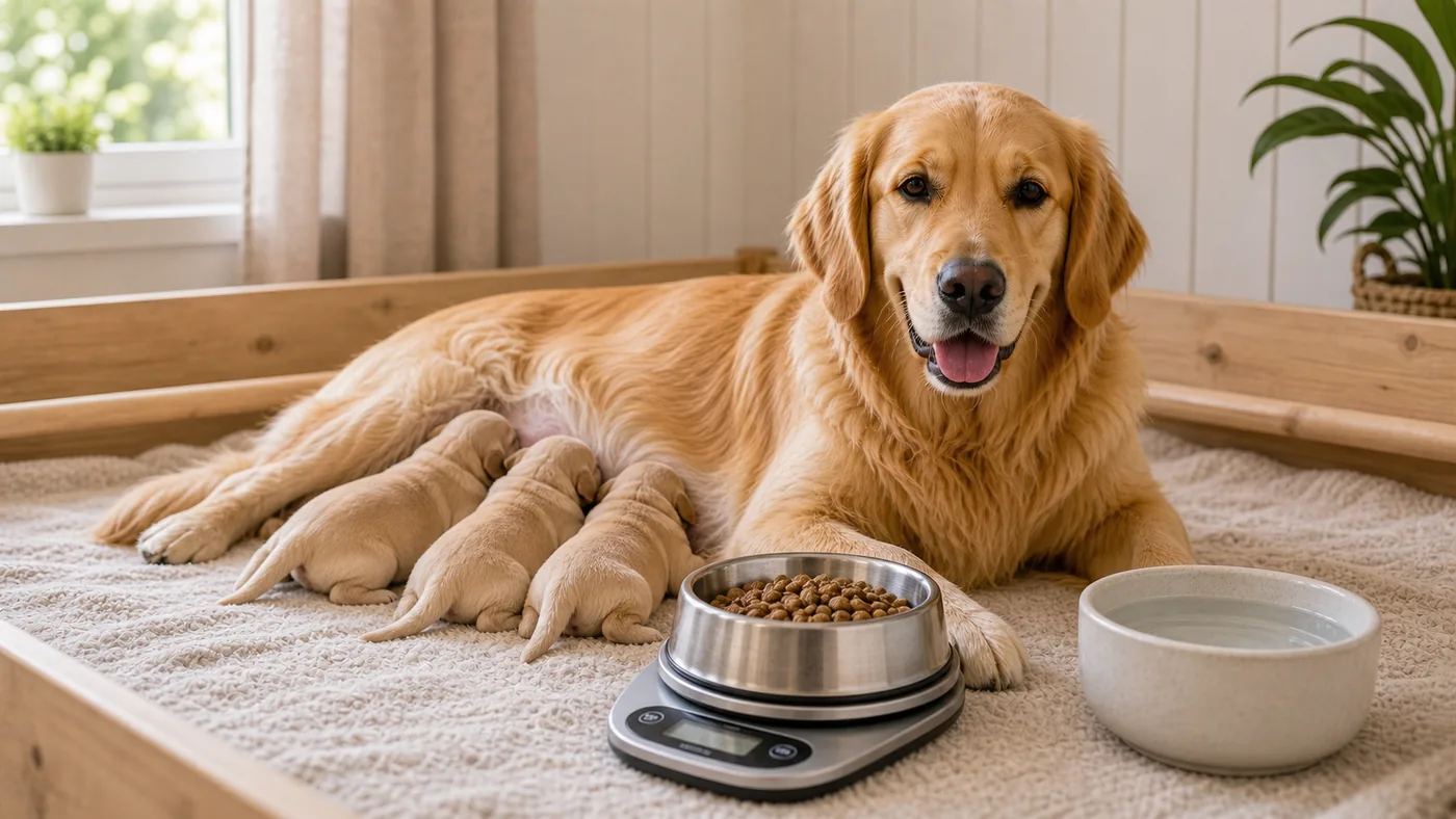 Alimentation de la chienne gestante et allaitante : guide complet - alimentation chienne gestante lactation chiots