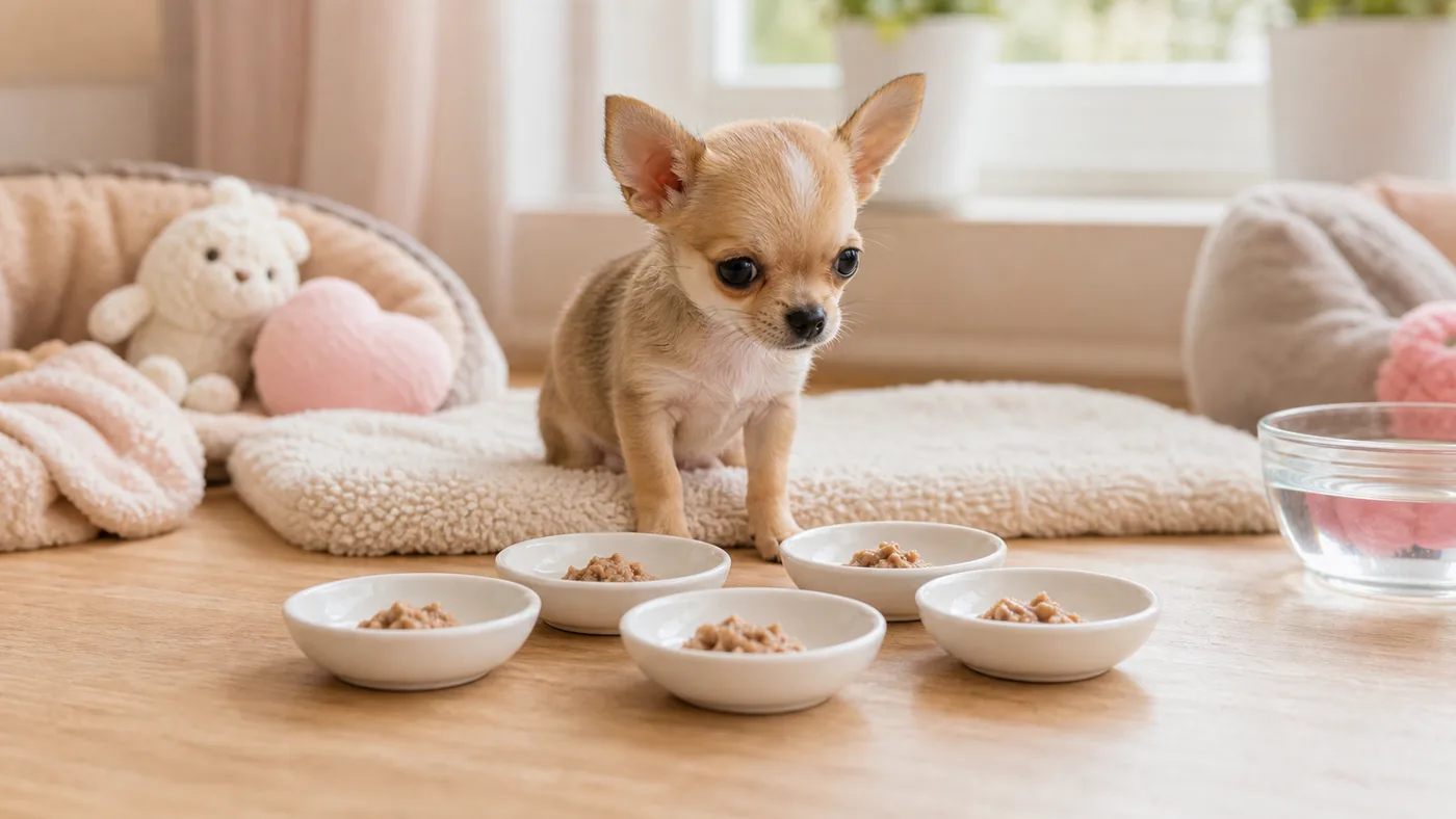 Alimentation du Chihuahua : guide complet - alimentation chihuahua chiot repas frequents