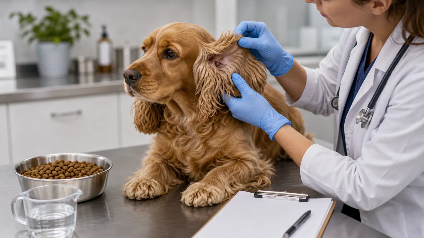 Alimentation du Cocker Spaniel : poids, oreilles, peau et pelage - alimentation cocker spaniel oreilles allergies