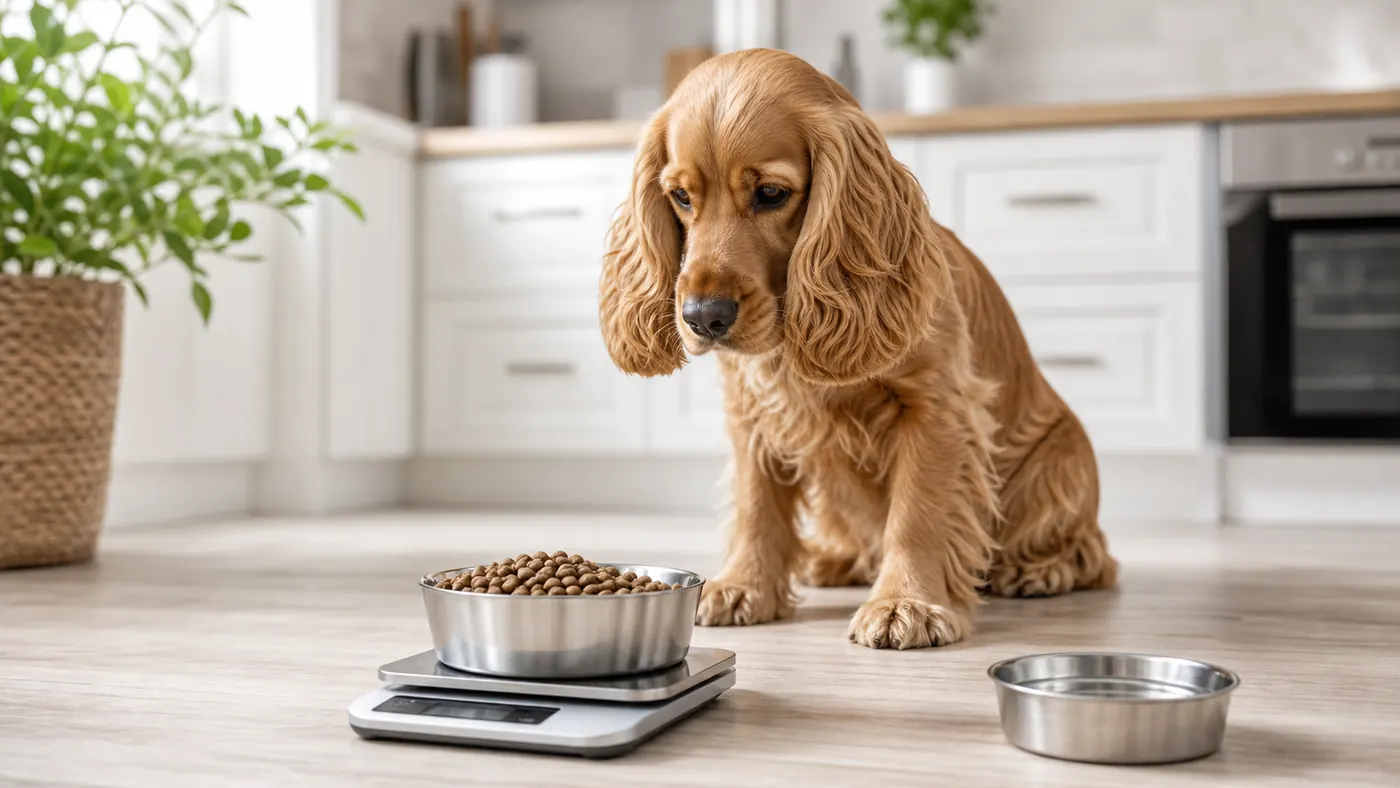 Alimentation du Cocker Spaniel : poids, oreilles, peau et pelage - alimentation cocker spaniel ration poids