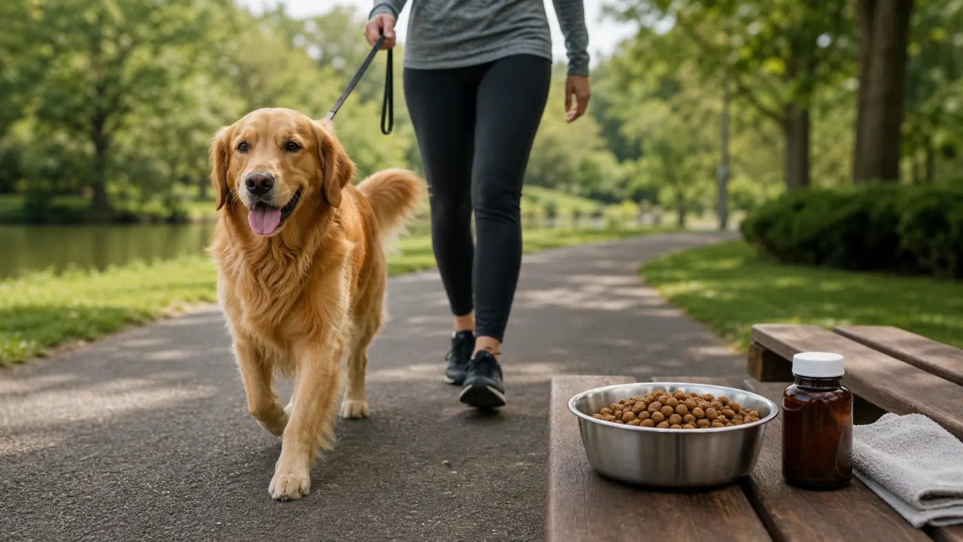 Alimentation du Golden Retriever : poids, articulations, coeur et longévité - alimentation golden retriever articulations omega3