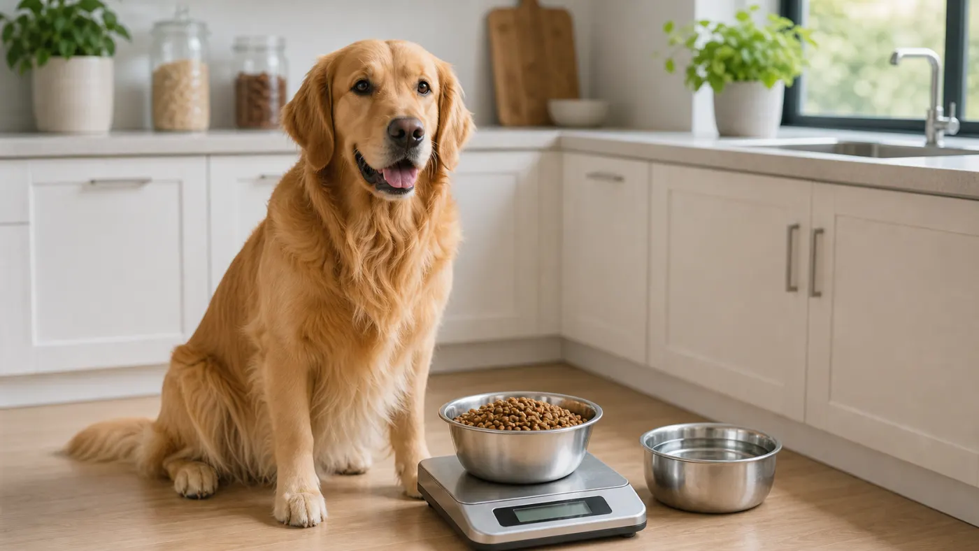 Alimentation du Golden Retriever : poids, articulations, coeur et longévité - alimentation golden retriever ration poids