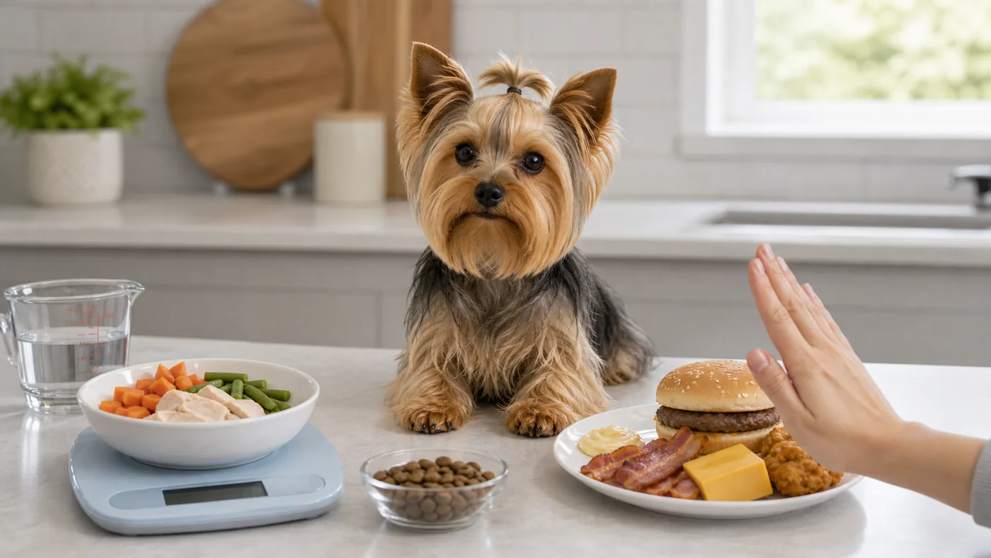 Alimentation du Yorkshire Terrier : petits repas, dents et pancréas - alimentation yorkshire terrier pancreas