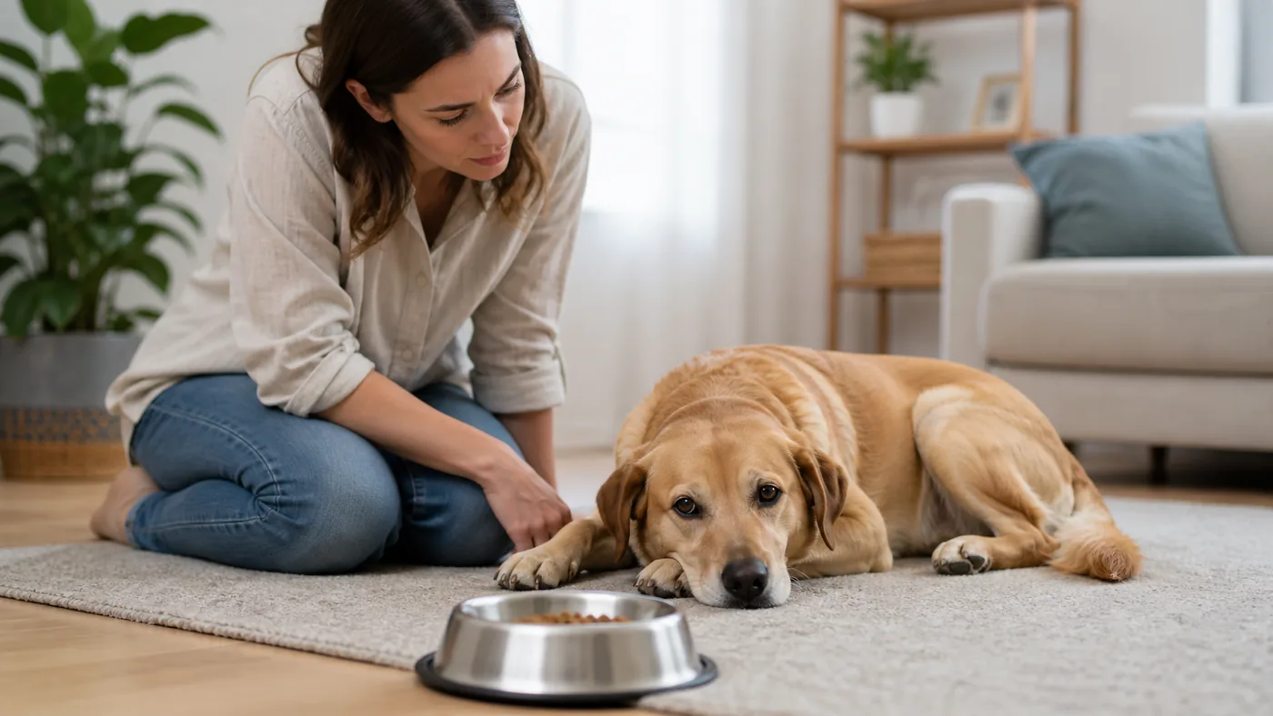 Chien qui ne mange plus : causes, urgence et conduite à tenir - anorexie chien refus gamelle
