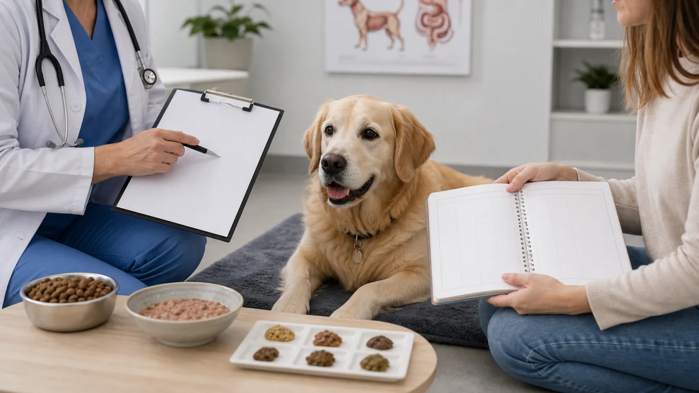 Coprophagie chez le chien : causes alimentaires et solutions nutritionnelles - coprophagie chien consultation digestive