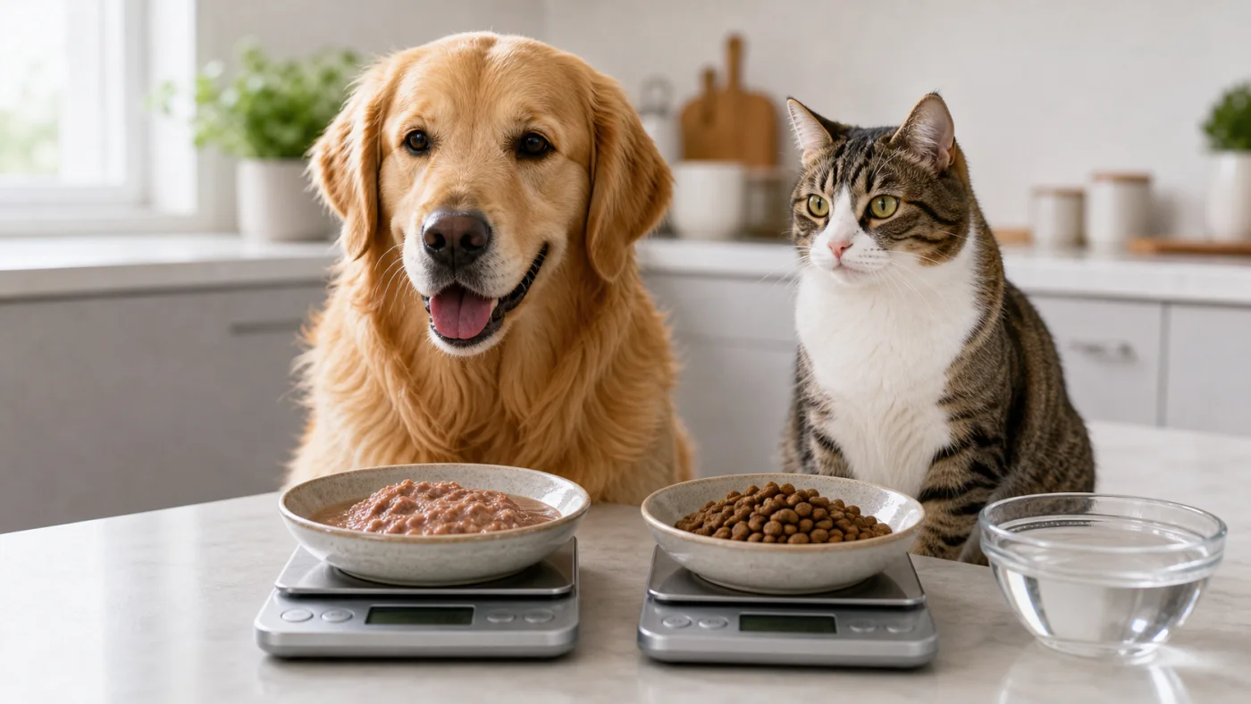 Pâtée ou croquettes : que choisir pour chien et chat ? - patee vs croquettes comparatif