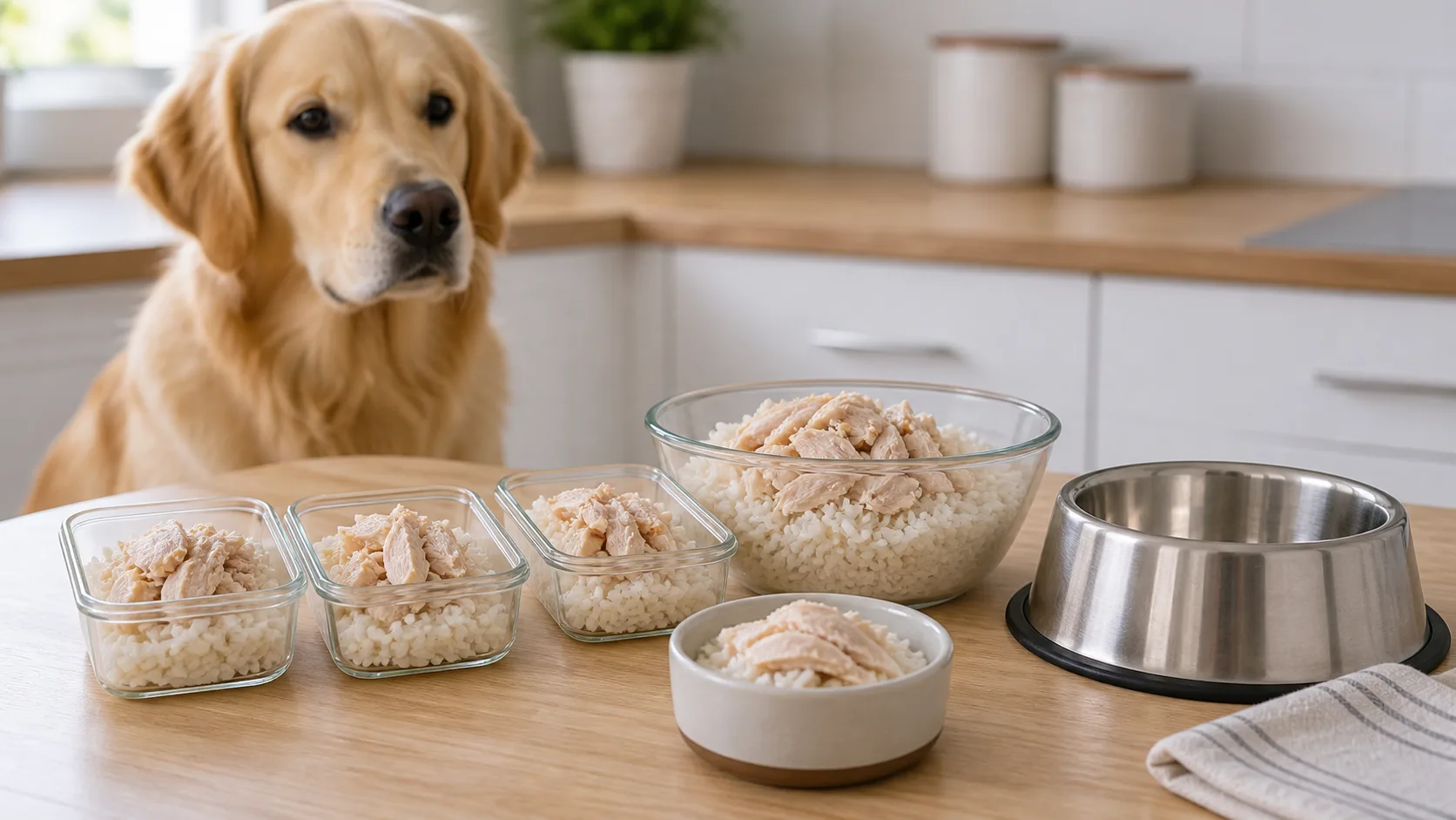 Peut-on donner du riz à son chien ? Blanc, complet, cuit ou cru ? - peut on donner riz chien poulet