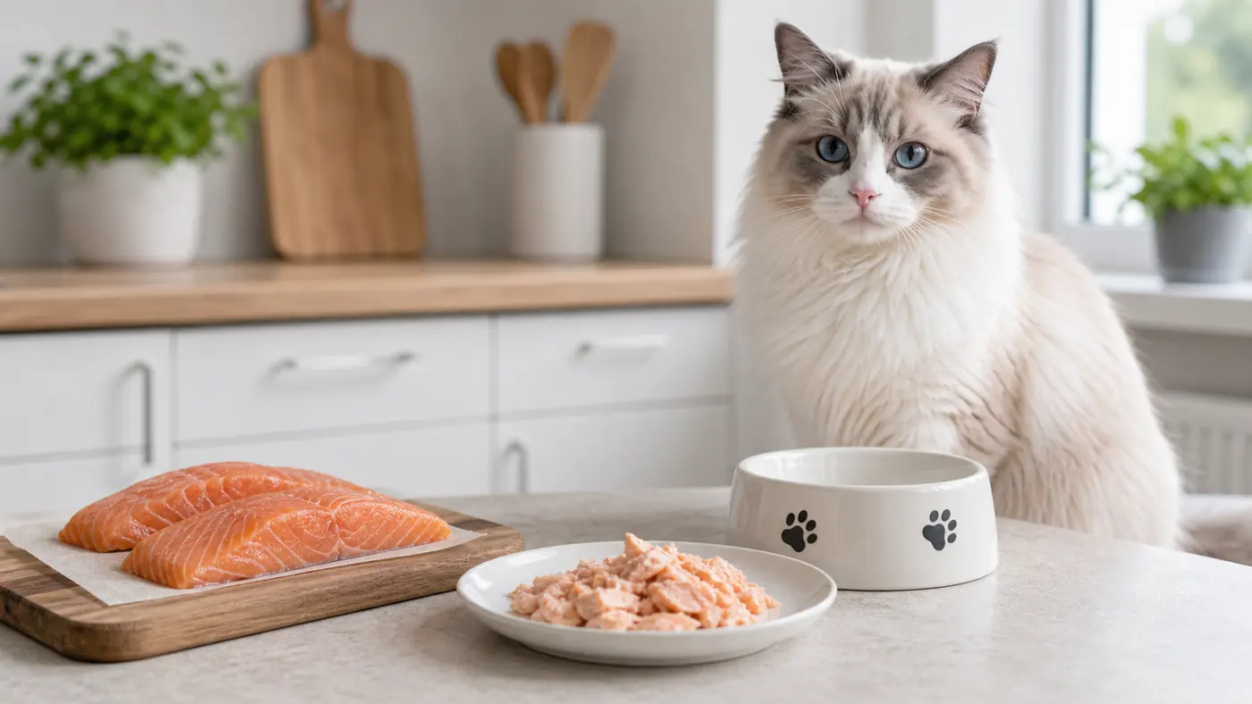 Peut-on donner du saumon à son chat ? Bienfaits des oméga-3 et précautions - peut on donner saumon chat cru risque